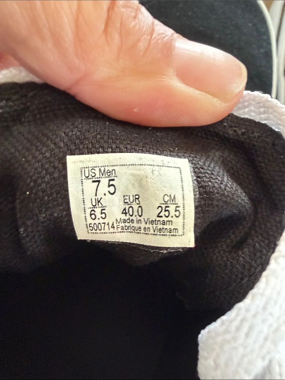 Vans Old school Low-Top Sneakers in Black and White